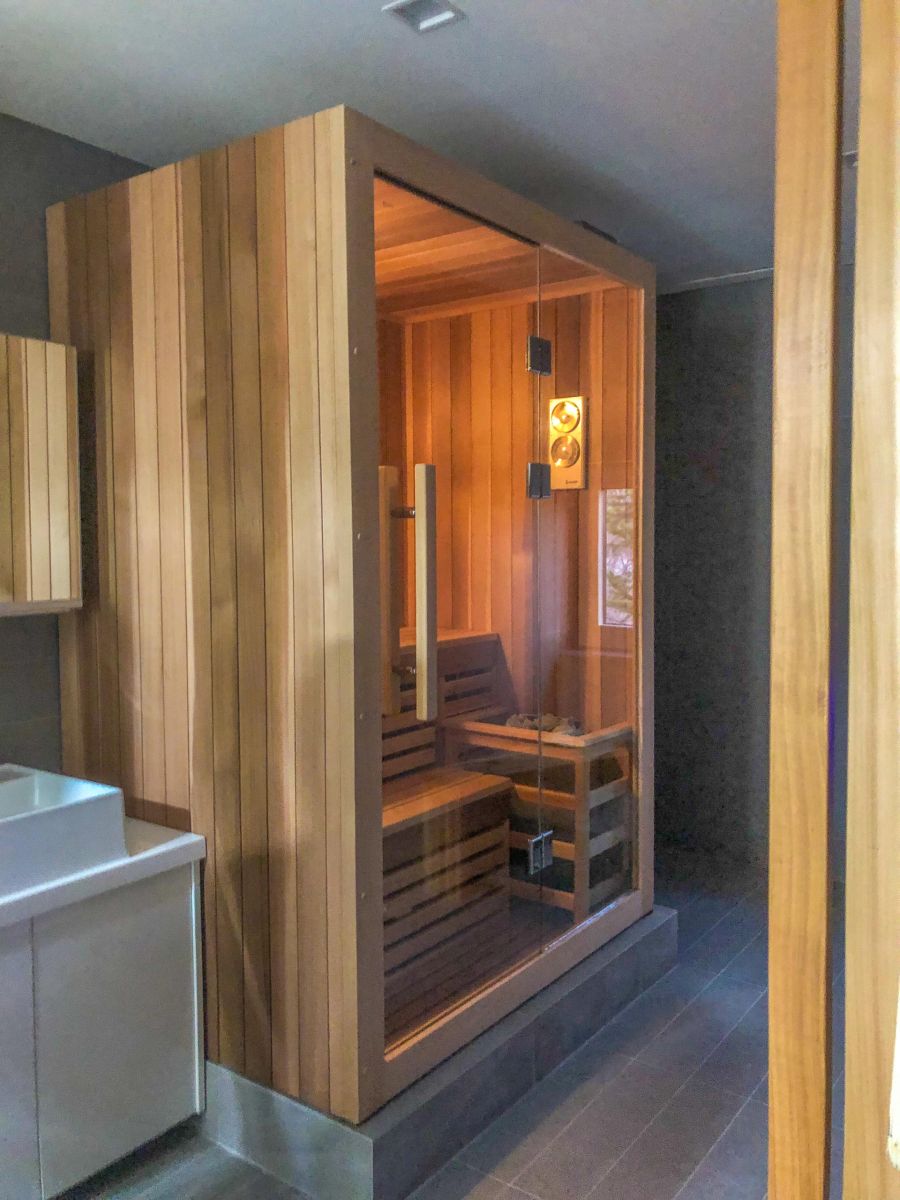 Phòng xông hơi khô kết hợp máy xông hơi sauna