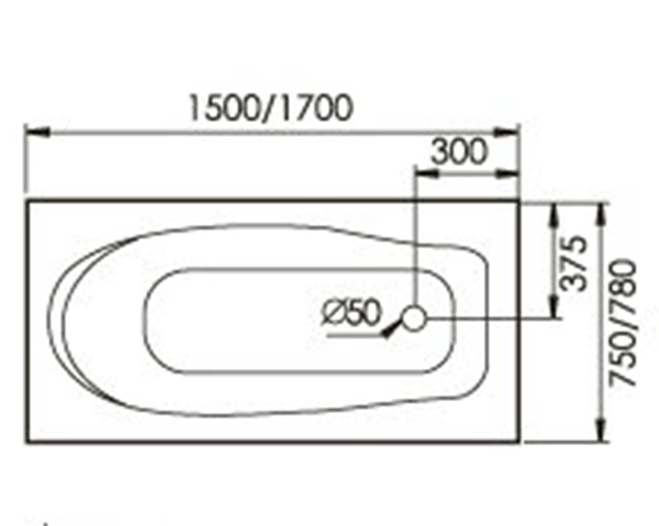 Bồn tắm GEMY G-2