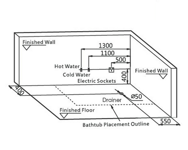 Bồn tắm GEMY G9007R