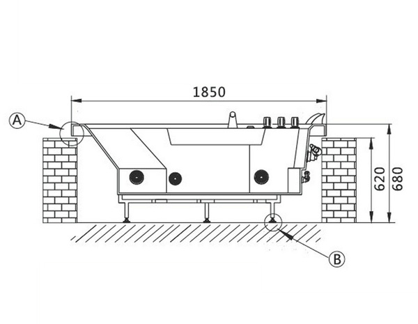 Bồn tắm GEMY G9053