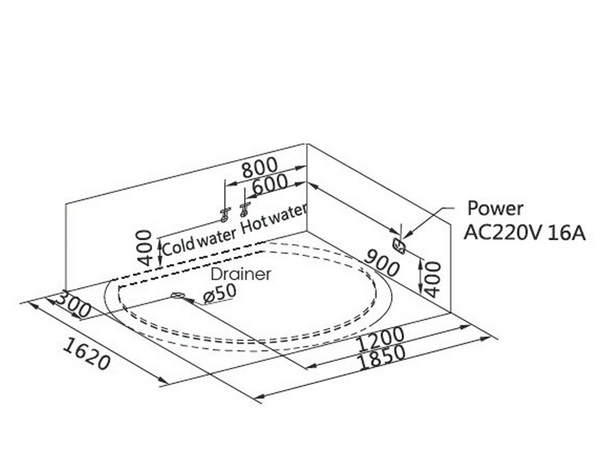 Bồn tắm GEMY G9053