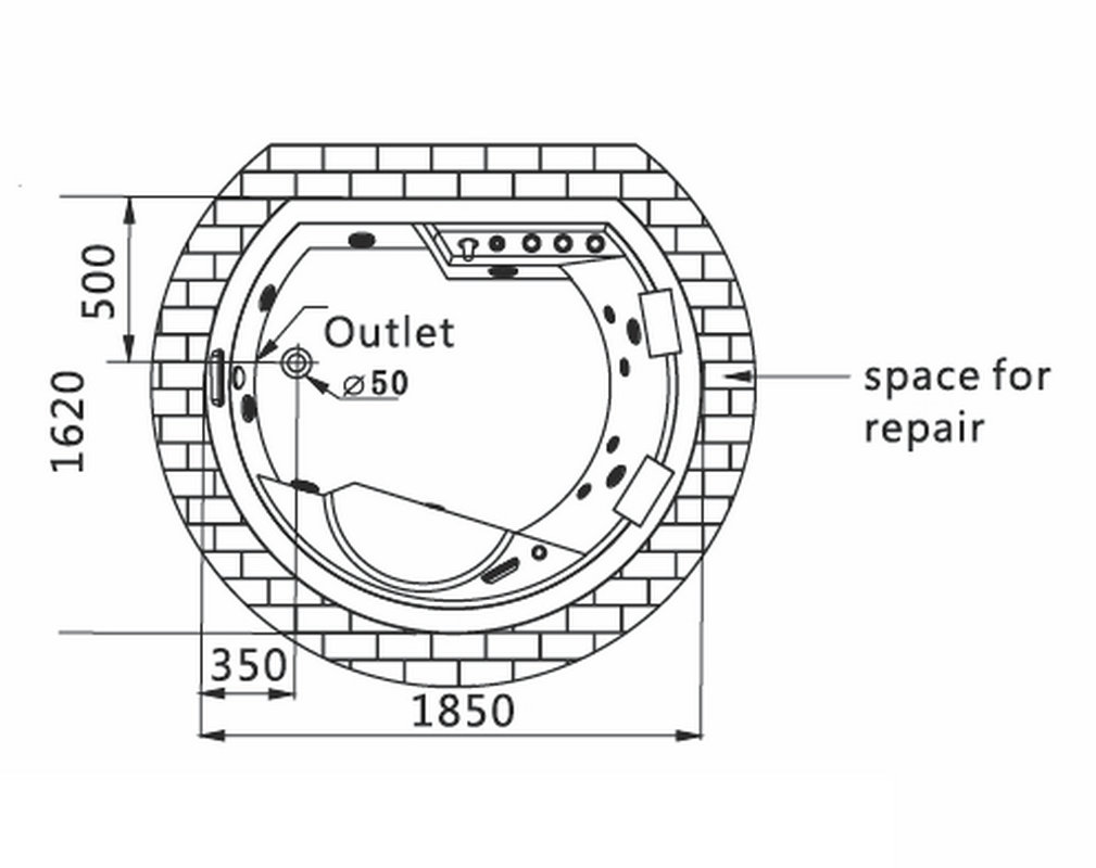 Bồn tắm GEMY G9053