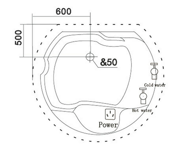 Bồn tắm GEMY G9063