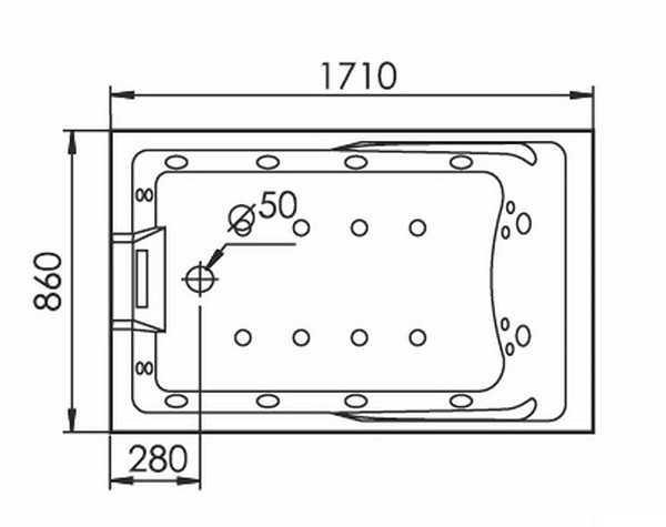 Bồn tắm GEMY G9066L-II