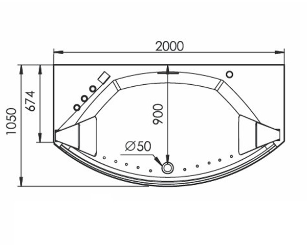 Bồn tắm GEMY G9079