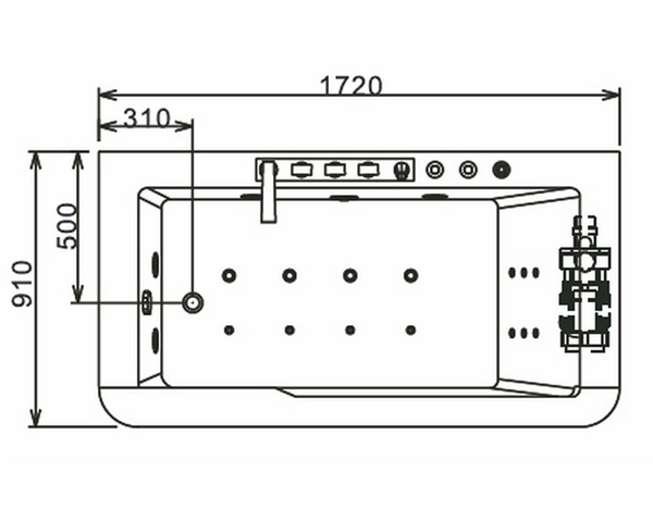 Bồn tắm GEMY G9225L