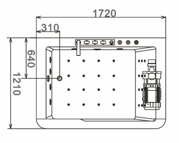 Bồn tắm GEMY G9226