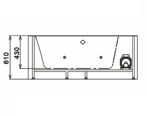 Bồn tắm GEMY G9230