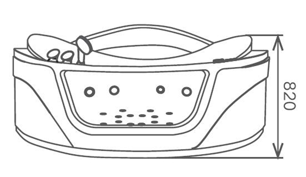 Bồn tắm GEMY G9247