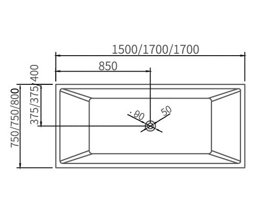 Bồn tắm GEMY G9517