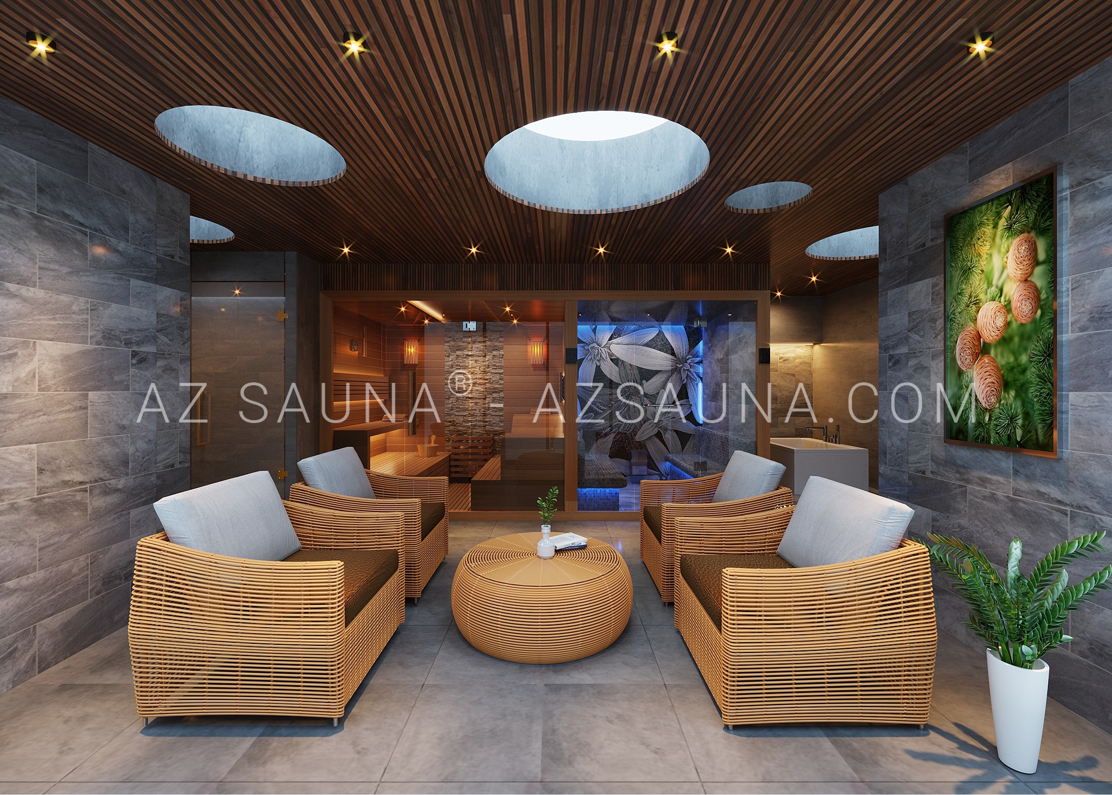 Sauna gia đình Hoa Lâm Viên Resort