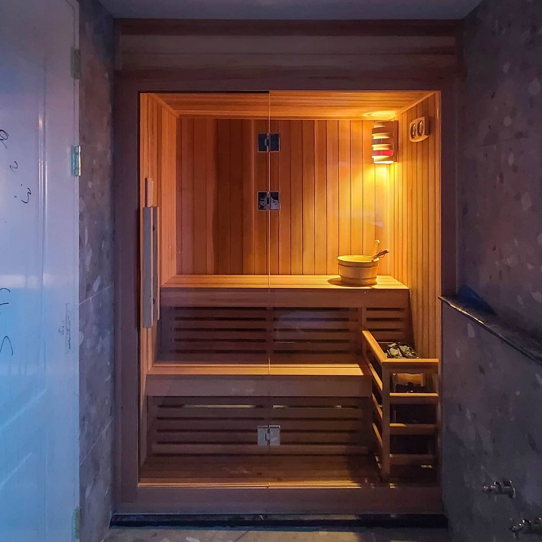 Phòng xông hơi mini toàn gỗ