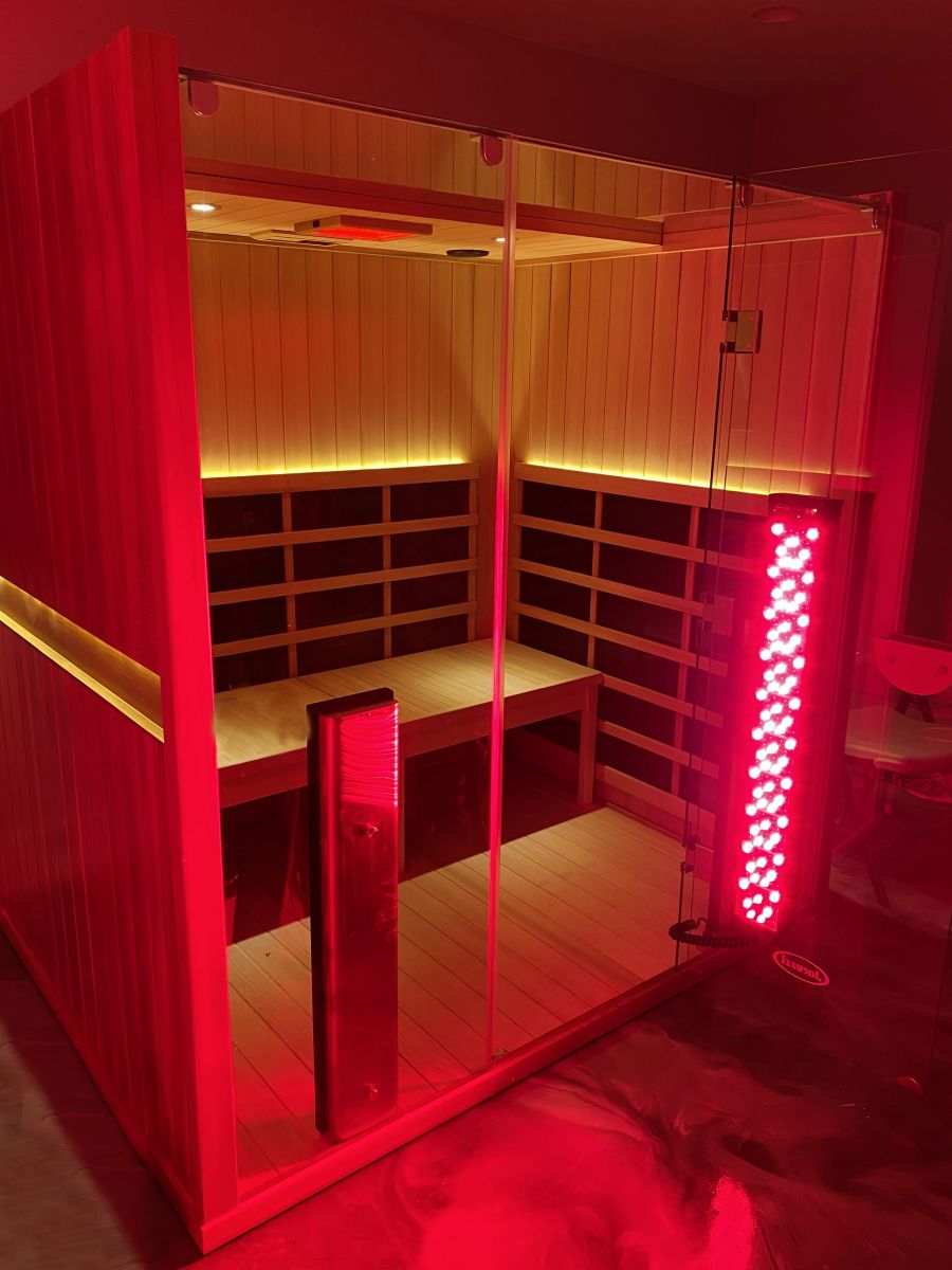 Phòng xông hơi hồng ngoại bằng đèn hồng ngoại
